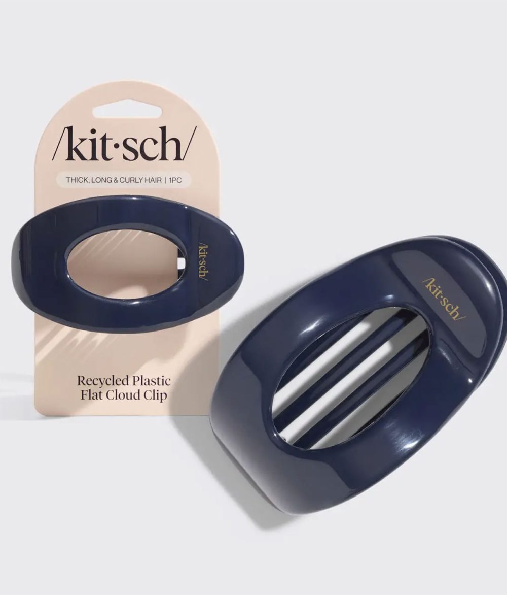 Kitsch flacher Wolkenclip Blaue Orchidee - Groß