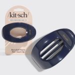 Kitsch flacher Wolkenclip Blaue Orchidee - Groß